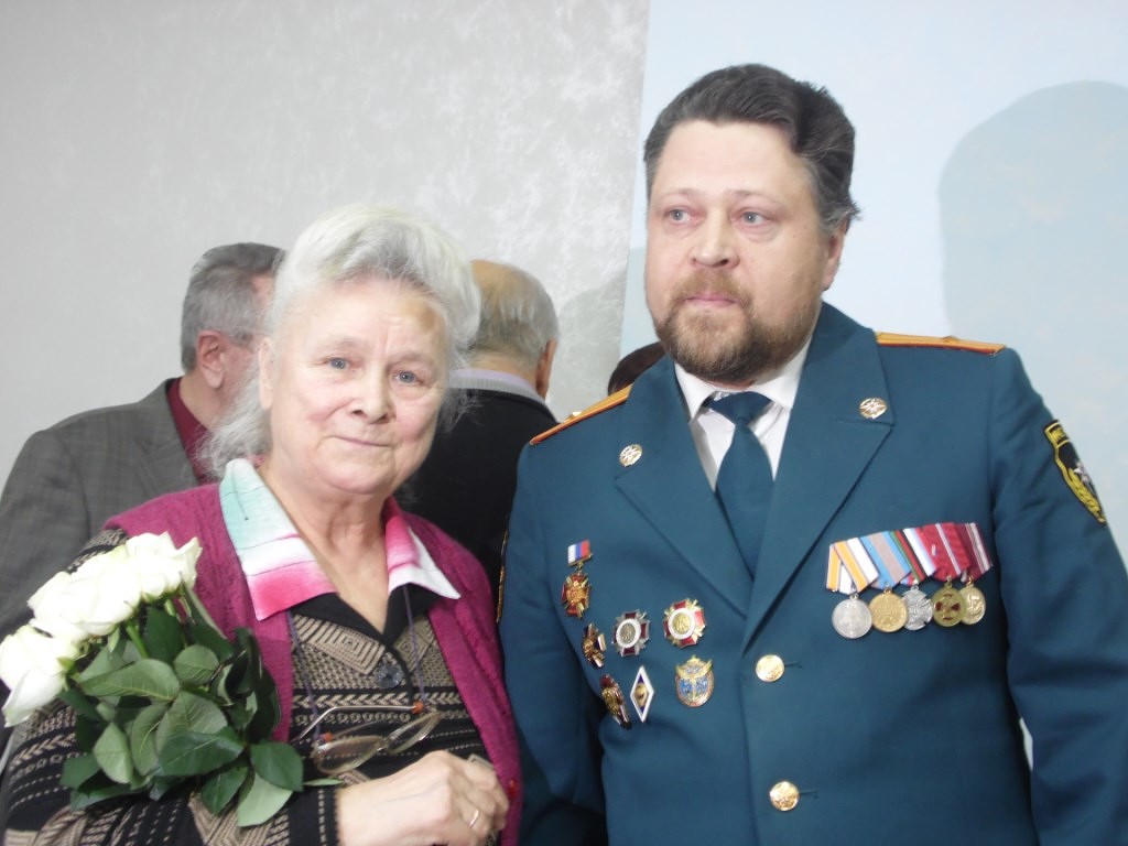 Вдова писателя Олега Рихтера и писатель Павел Черкашин